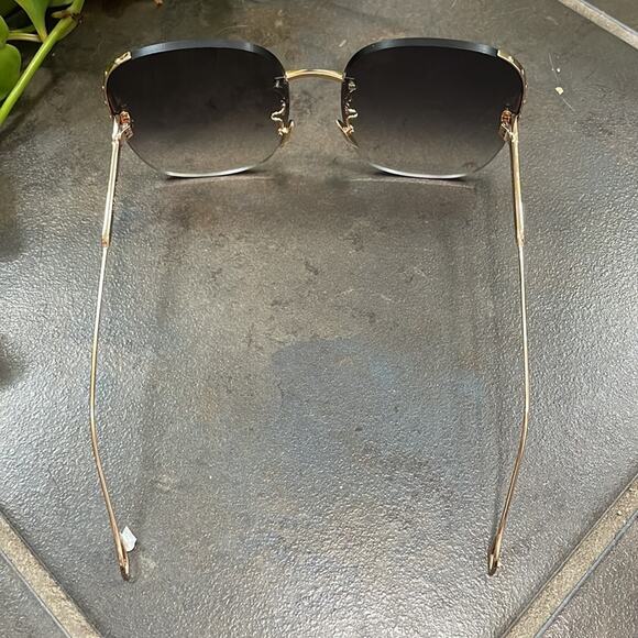 Isabel Marant Square Gradient Rimless Sunglasses - Picture 8 of 11